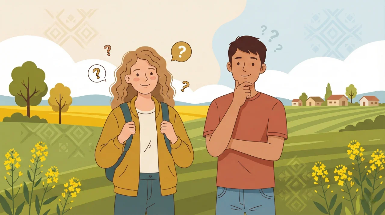 Student asking a question