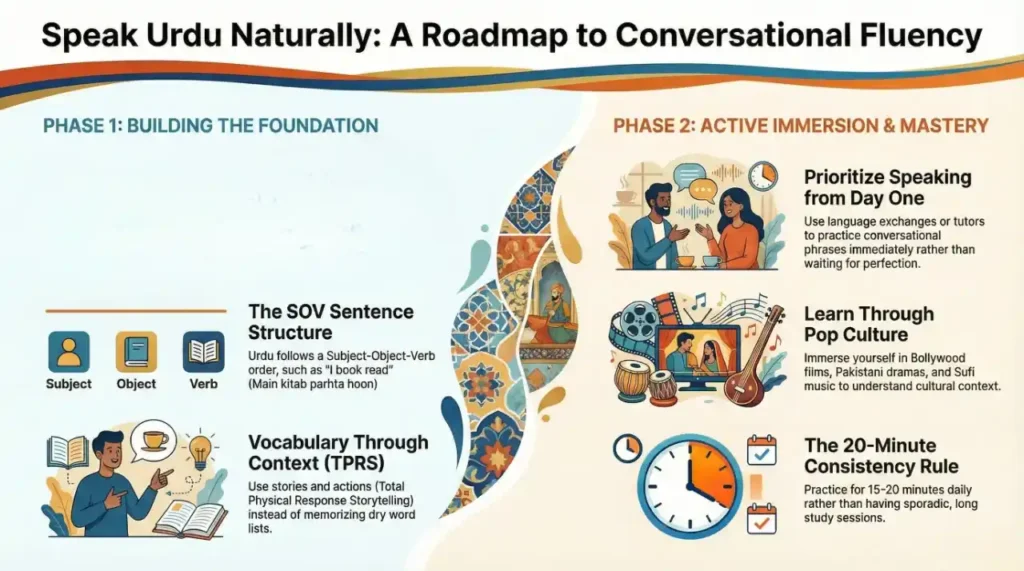 Learn Conversational Urdu Naturally Without Focusing on Grammar Rules