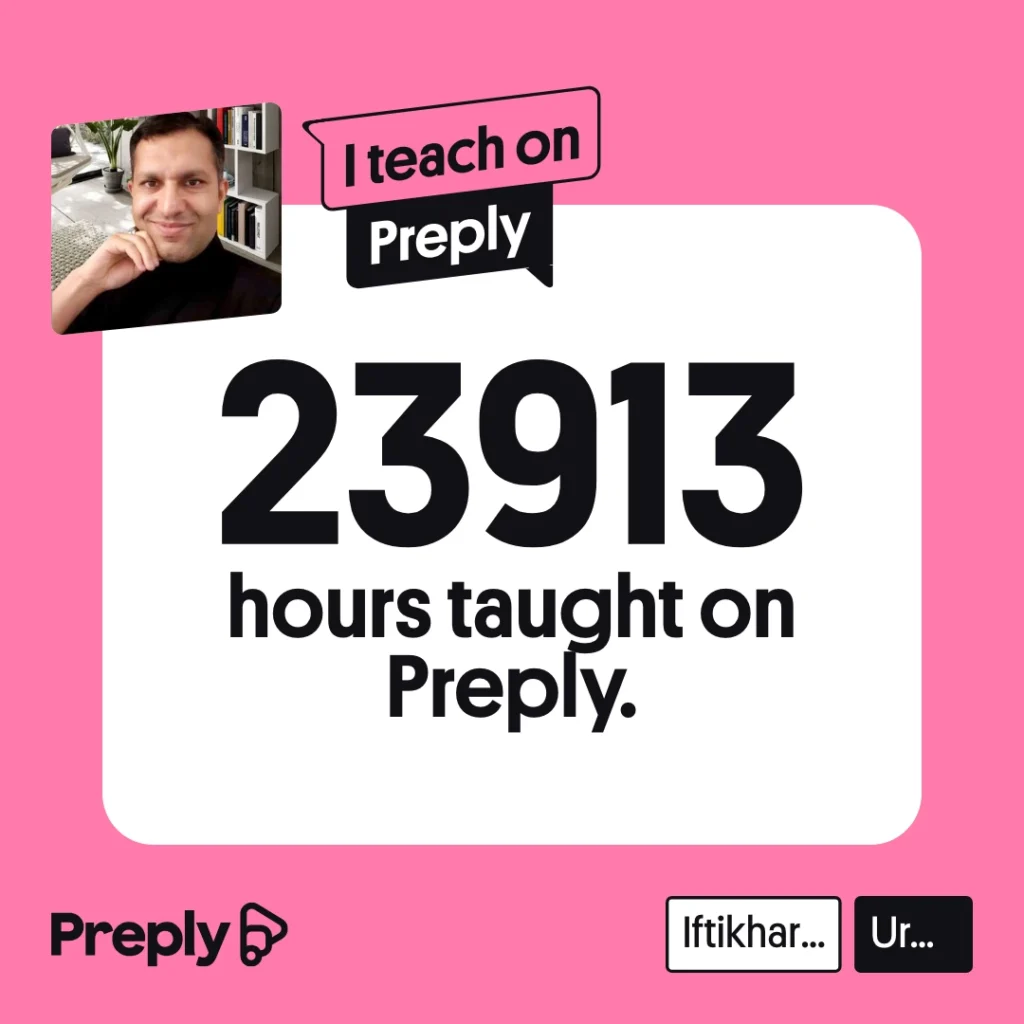 Iftikhar Teach on preply
