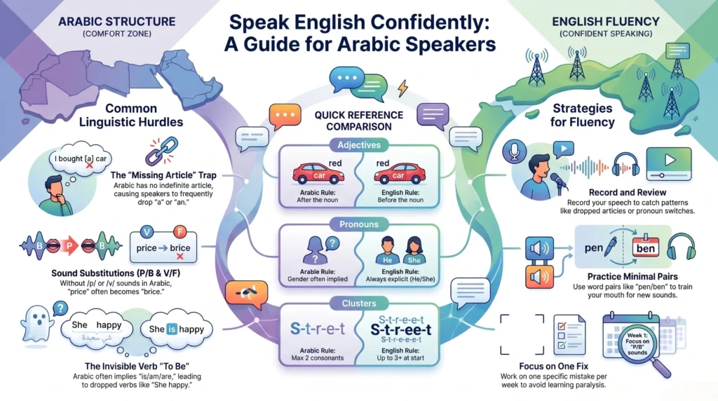 How Arabic Speakers Can Avoid Common English Mistakes and Speak Confidently