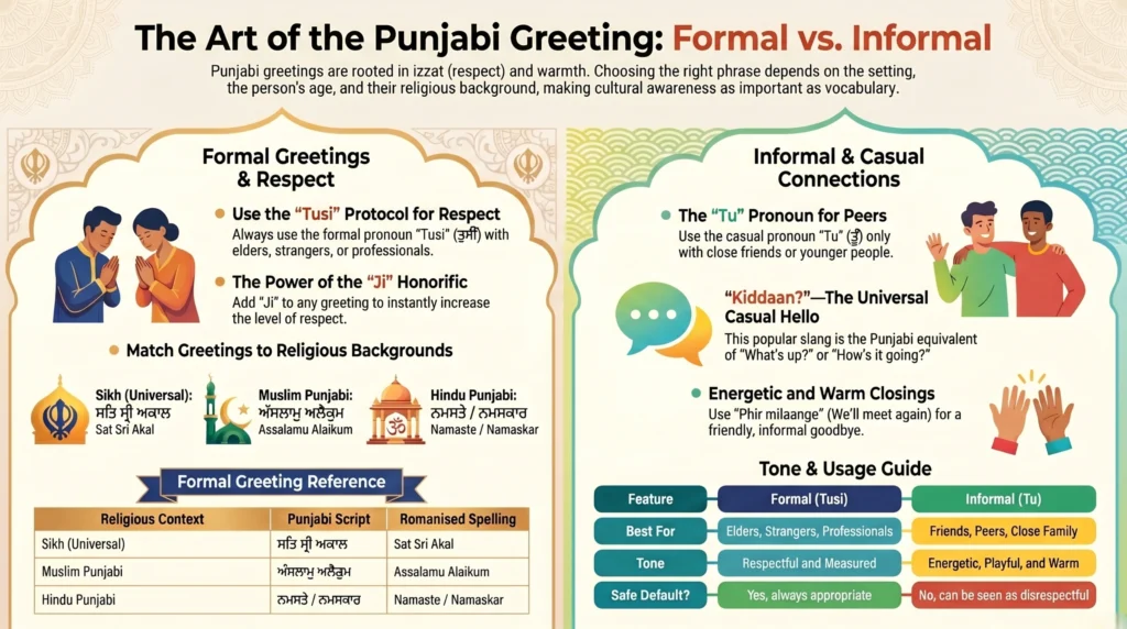 How to Greet Someone in Punjabi: Formal and Informal Expressions